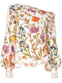 Peter Pilotto Printed Asymmetric Blouse - Farfetch at Farfetch