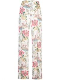 Peter Pilotto floral-print wide-leg Trousers - Farfetch at Farfetch