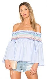 Petersyn Davenport Top in Blue Stripe from Revolve com at Revolve