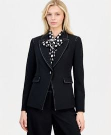 Petite One-Button Blazer at Macys