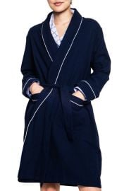 Petite Plume Cotton Flannel Robe at Nordstrom