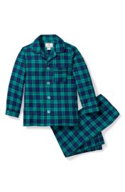 Petite Plume Kids Highland Tartan Two Piece Pajamas at Nordstrom