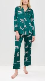Petite Plume Mulberry Silk Panthre de Luxe Pajama Set | Shopbop at Shopbop