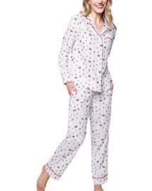 Petite Plume Winter Nostalgia Cotton Long Christmas Pajama Set Bloomingdales at Bloomingdales