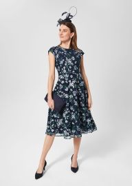 Petite Tia Embroidered Dress at Hobbs