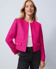 Petite Tweed Cropped Jacket at Ann Taylor