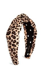 Petitie Leopard Knotted Headband at Shopbop