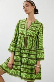 Petra Embroidered Tunic Dress at Anthropologie