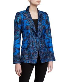 Petra Printed Silk Jacket by Kobi Halperin at Neiman Marcus