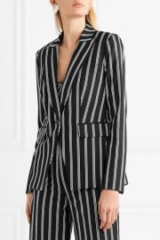 Petra striped twill blazer at Net A Porter