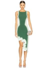 Ph5 Aster Reversible Wavy Asymmetric Dress In Olive Garden at Revolve
