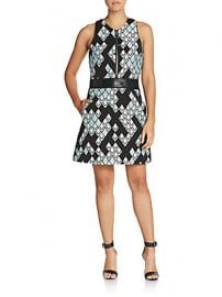 Phillip Lim Graphic Print Zip Aline Dress at Saks Off 5th