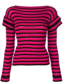 Philosophy DI Lorenzo Serafini Bright Striped Frill Top  395 - Buy Online - Mobile Friendly  Fast Delivery  Price at Farfetch