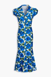 Philosophy Di Lorenzo Serafini Floral Midi Dress at The Outnet