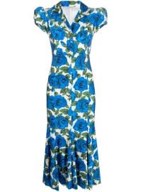 Philosophy Di Lorenzo Serafini Floral Print Strapless Midi Dress - at Farfetch