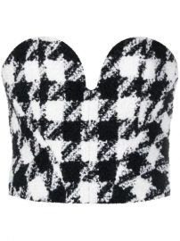 Philosophy Di Lorenzo Serafini Houndstooth Bustier - Farfetch at Farfetch