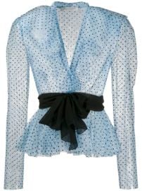 Philosophy Di Lorenzo Serafini Polka Dot Print Ruffled Blouse - Farfetch at Farfetch