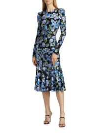 Philosophy Di Lorenzo Serafini Printed Stretch Seamed Midi Dress at Saks Fifth Avenue
