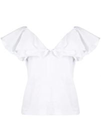 Philosophy Di Lorenzo Serafini Ruffled V-neck Blouse - Farfetch at Farfetch