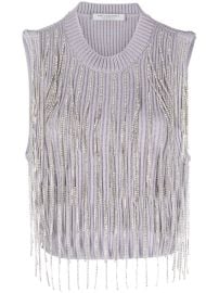 Philosophy Di Lorenzo Serafini crystal-fringe Cropped Vest - at Farfetch