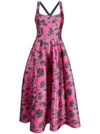 Philosophy Di Lorenzo Serafini floral-jacquard Sleeveless Midi Dress - at Farfetch