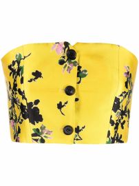 Philosophy Di Lorenzo Serafini floral-print Cropped Bodice - at Farfetch