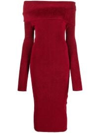 Philosophy Di Lorenzo Serafini off-shoulder Ribbed Midi Dress - at Farfetch