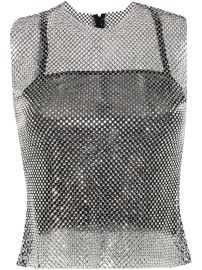 Philosophy Di Lorenzo Serafini rhinestone-embellished Top Black at Farfetch