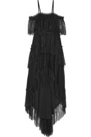 Philosophy di Lorenzo Serafini   Asymmetric tiered off-the-shoulder cotton-blend lace midi dress at Net A Porter