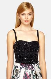 Phoebe Beaded Crop Top at Nordstrom