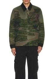 Photo Printed Twill Coach Jacket at Revolve