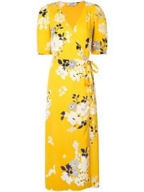 Pia floral midi dress at Farfetch