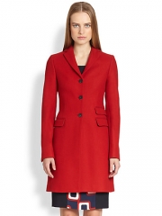 Piazza Sempione - Wool Three-Button Top Coat at Saks Fifth Avenue