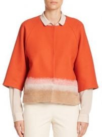 Piazza Sempione Colorblock Short Wool Jacket at Saks Fifth Avenue