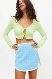  Picnic Dolphin Hem Mini Skirt at Urban Outfitters