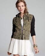 Pieced jacket by Free People at Bloomingdales