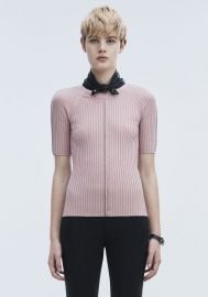 Pierced Short Sleeve Top at Alexander Wang