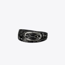 Pierced Studded Belt Womenx27s Designer Belts Tory Burch at Tory Burch