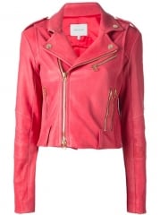 Pierre Balmain Cropped Biker Jacket - Parisi at Farfetch