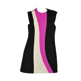 Pierre Cardin 1960s Color Blocked Couture Tunic Dress at 1stDibs at 1st Dibbs