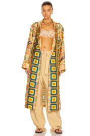 Pierre Louis Mascia Print Robe at Forward