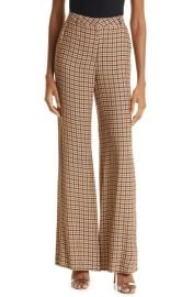 Pilar Houndstooth Check Wide Leg Pants at Nordstrom Rack