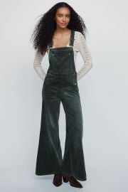 Pilcro Adi Corduroy Flare Overalls at Anthropologie