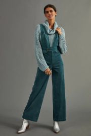 Pilcro Deep V Corduroy Jumpsuit by Anthropologie at Anthropologie