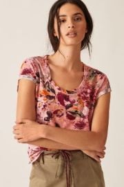 Pilcro Sustainable Scoop Neck Tee at Anthropologie