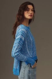 Pilcro Textured High Low Pullover Sweater at Anthropologie