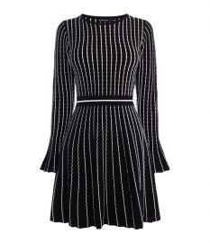 Pin-stripe Knit Dress at Karen Millen