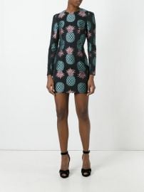 Pineapple Fitted Dress by House of Holland at Farfetch