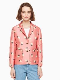 Pineapple Jacquard Jacket at Kate Spade