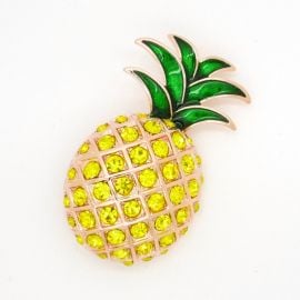 Pineapple brooch at Etsy